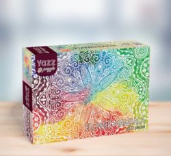 YAZZ PUZZLE CASSE-TÊTE 1000 PIÈCES - MANDALA EN FLEURS #3832